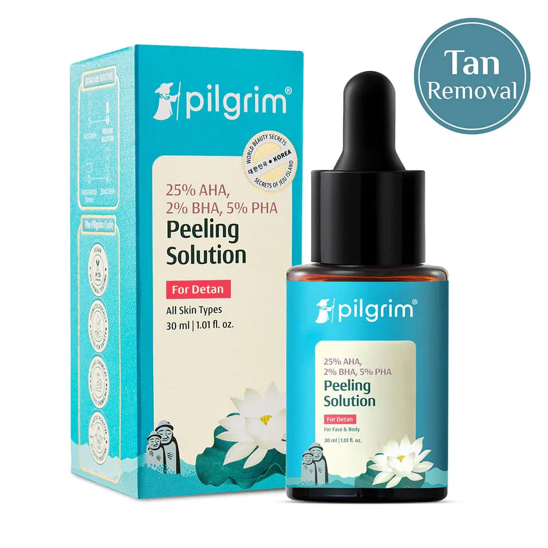 Pilgrim Peeling Solution | For Smooth-textured Glowing Skin