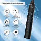Rechargeable Electric Toothbrush with 3 Replacement Brush Heads