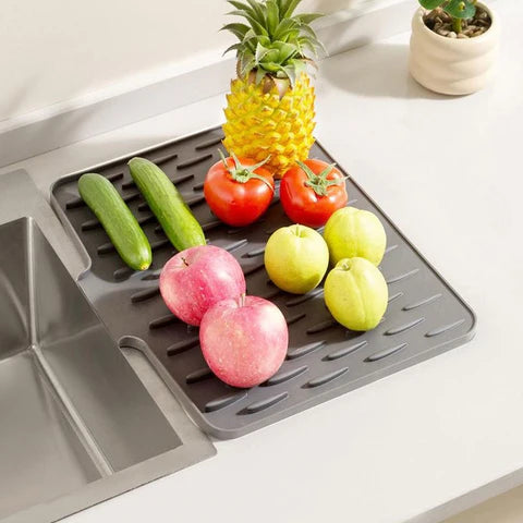 Silicone Dish Drying Mat for Kitchen Counter