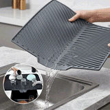 Silicone Dish Drying Mat for Kitchen Counter