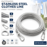 Stainless Steel PVC Coated Clothesline ( Buy 1 Get 1 Free )